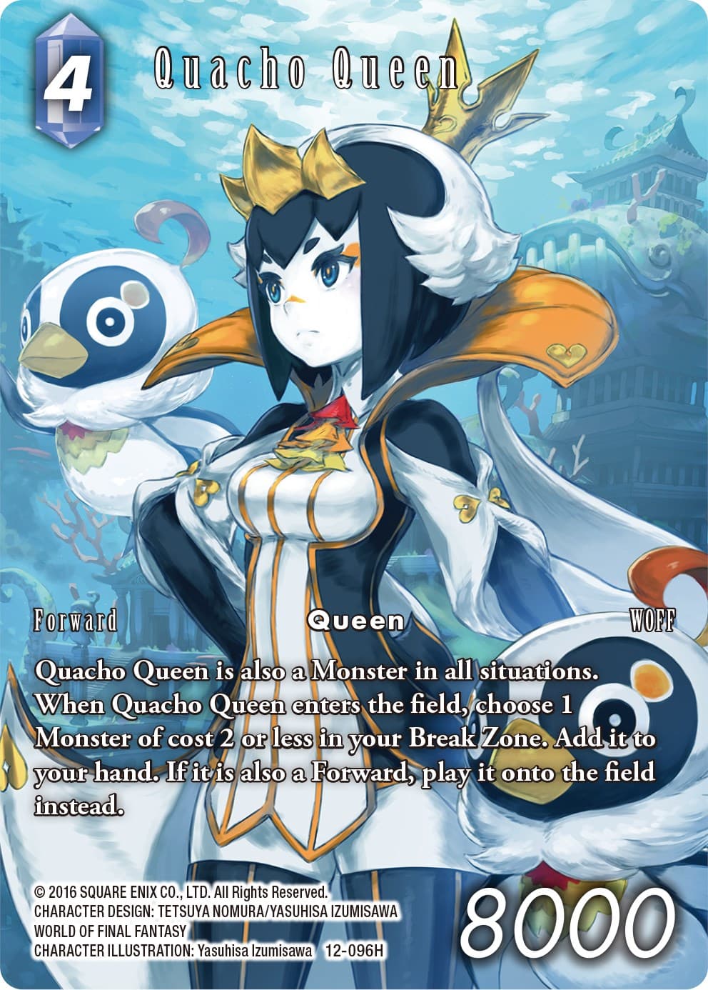 Quacho Queen (Full Art) — Opus XII card