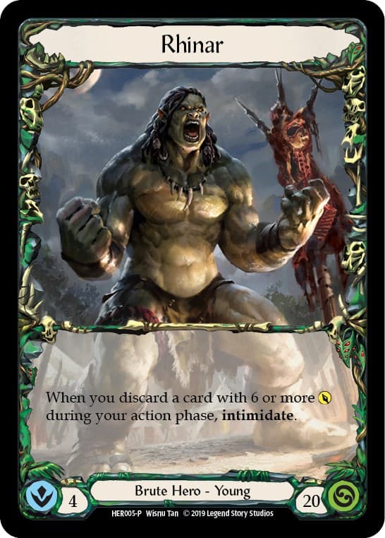 Rhinar - HER005 — Flesh and Blood: Promo Cards card