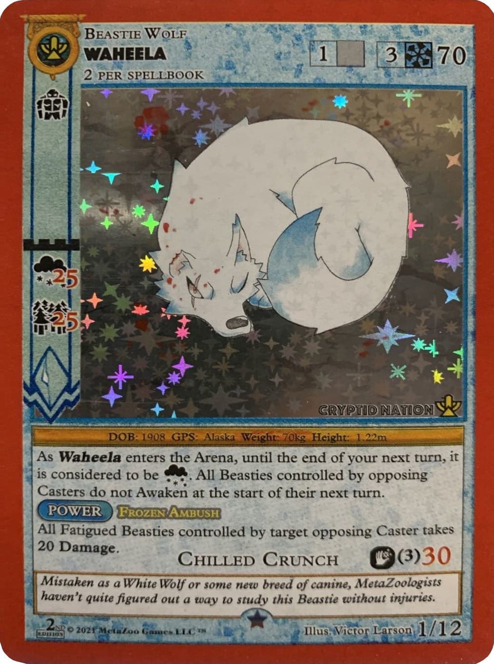 Waheela — Cryptid Nation: Second Edition Release Event Deck card