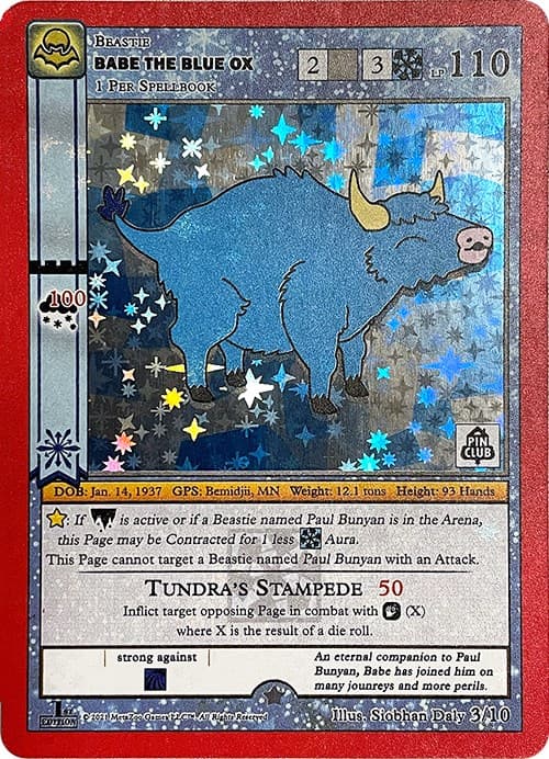 Babe The Blue Ox (Pin Club Cryptid Nation Mystery Collection) — Miscellaneous Promos card