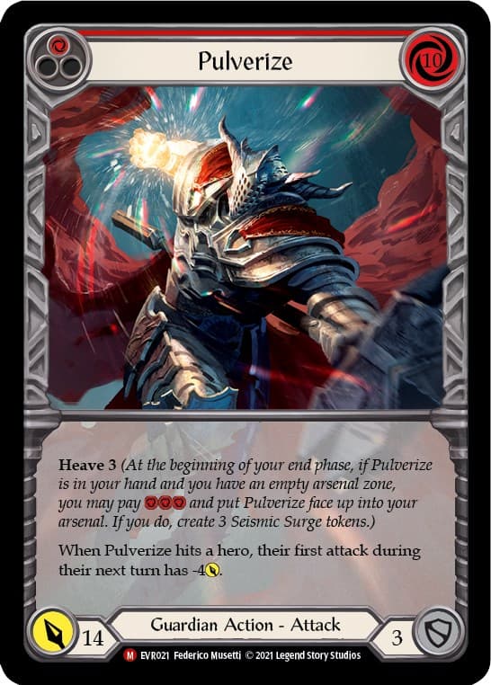 Pulverize (Extended Art) — Everfest card