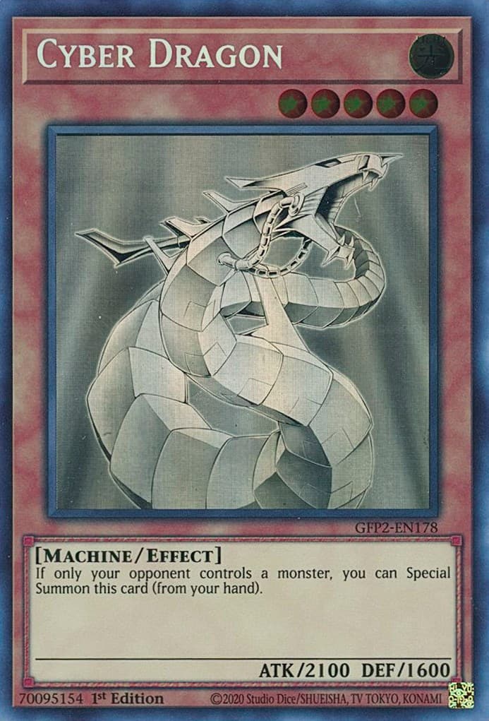 Cyber Dragon (Ghost Rare) — Ghosts From the Past: The 2nd Haunting card