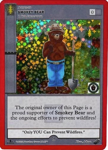 Smokey Bear (1st Edition) — Miscellaneous Promos card