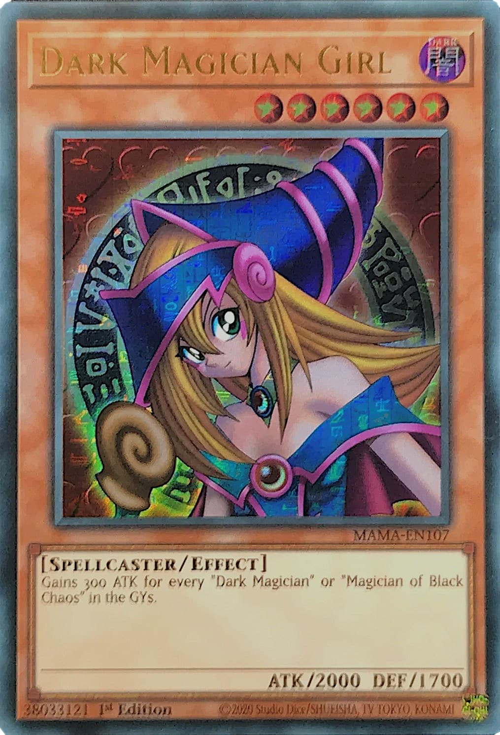 Dark Magician Girl (Ultra Pharaoh's Rare) — Magnificent Mavens card