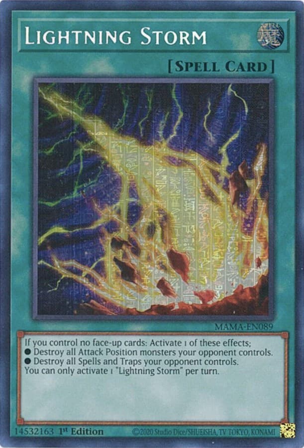 Lightning Storm (Secret Pharaoh's Rare) — Magnificent Mavens card