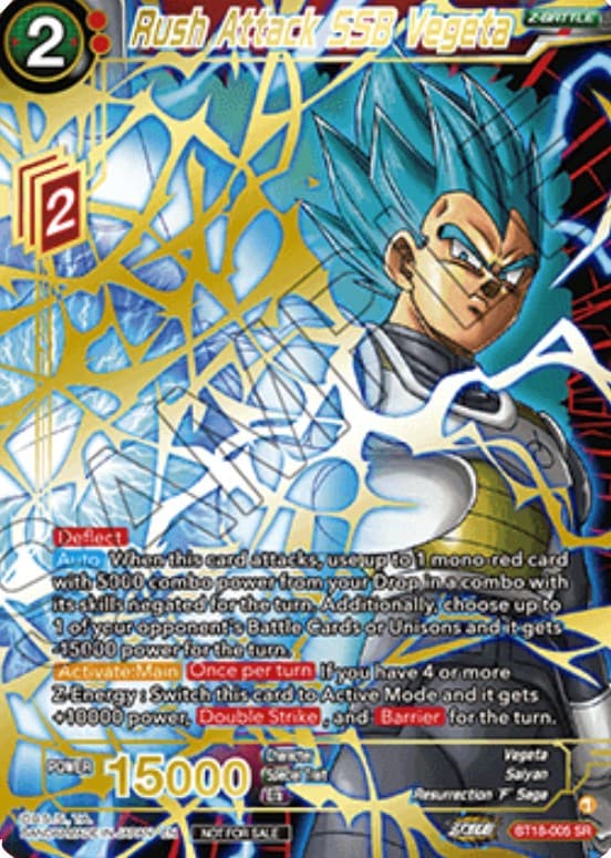 Rush Attack SSB Vegeta (Zenkai Cup 2022 Top 8) — Tournament Promotion Cards card