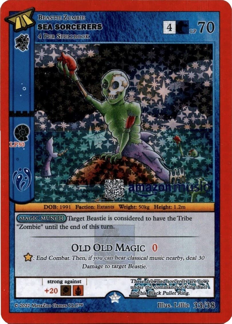 Sea Sorcerer (Amazon Music) — Hiroquest 2.0 card