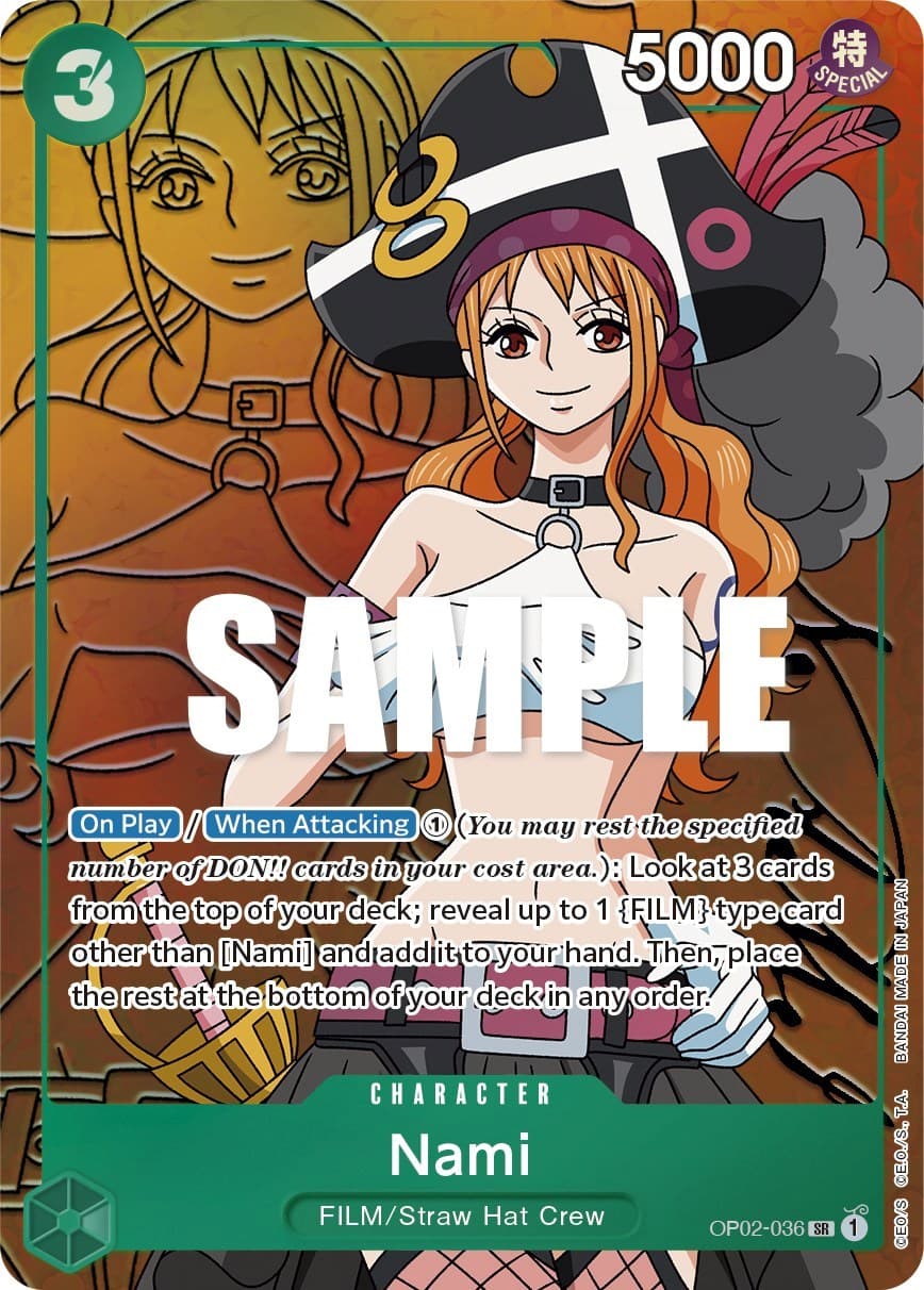 Nami (Alternate Art) — Paramount War card