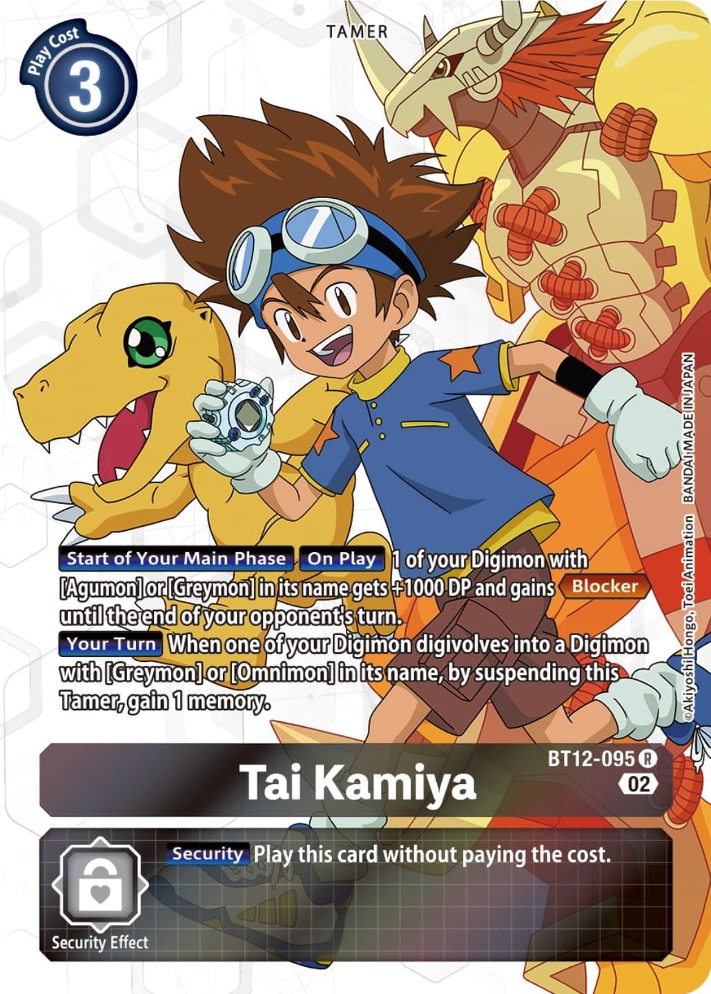 Tai Kamiya (Alternate Art) — Across Time card