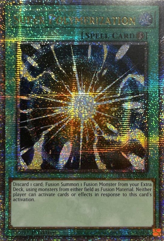 Super Polymerization (Quarter Century Secret Rare) — Battles of Legend: Monstrous Revenge card