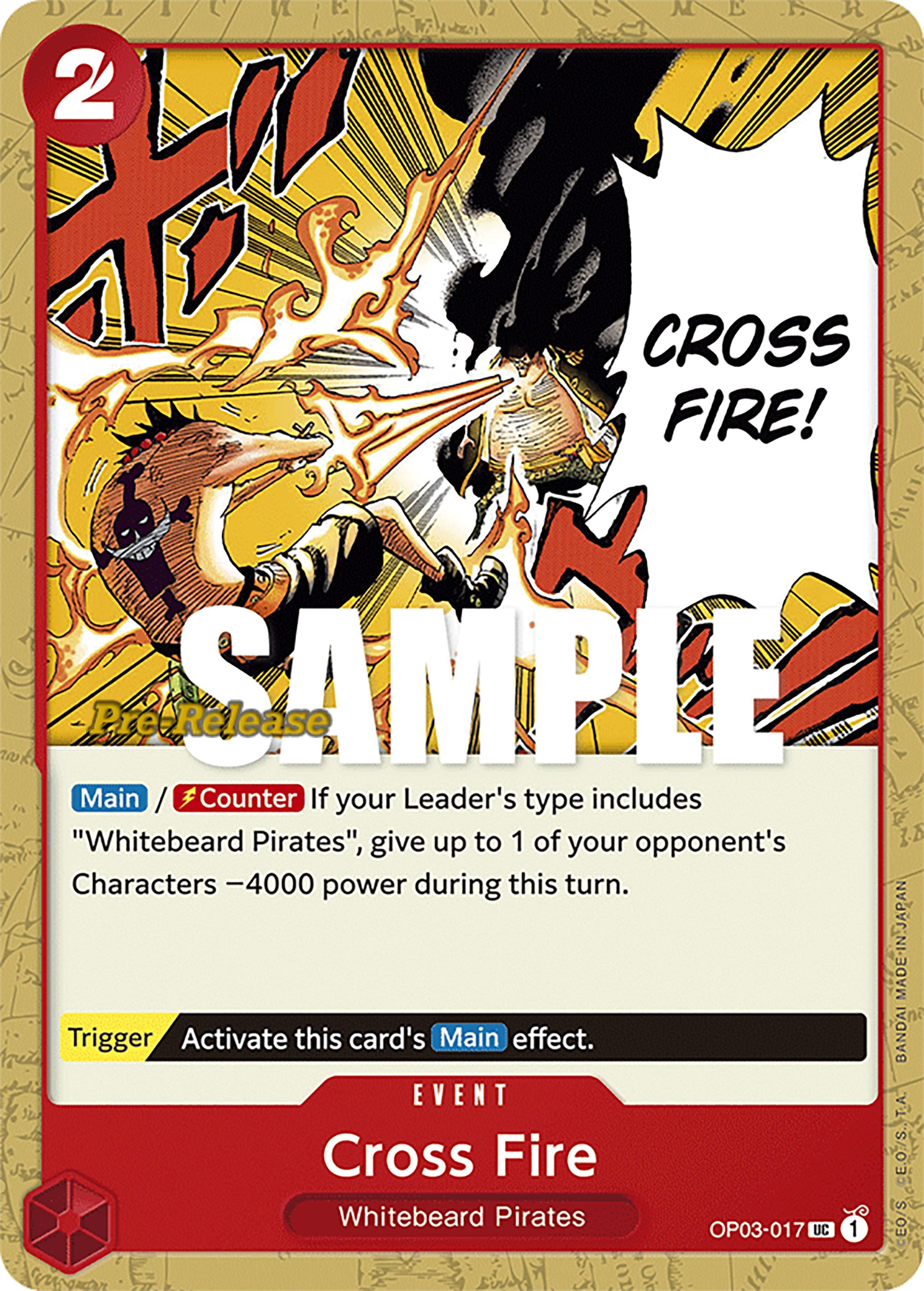 Cross Fire — Pillars of Strength Pre-Release Cards card