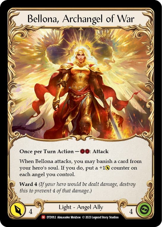 Figment of War // Bellona, Archangel of War — Dusk till Dawn card