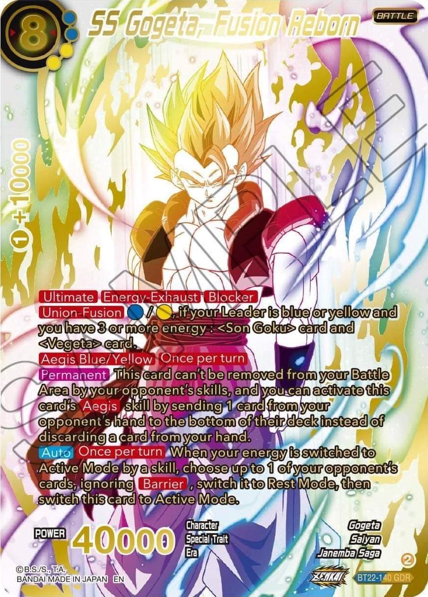 SS Gogeta, Fusion Reborn (GDR) — Critical Blow card