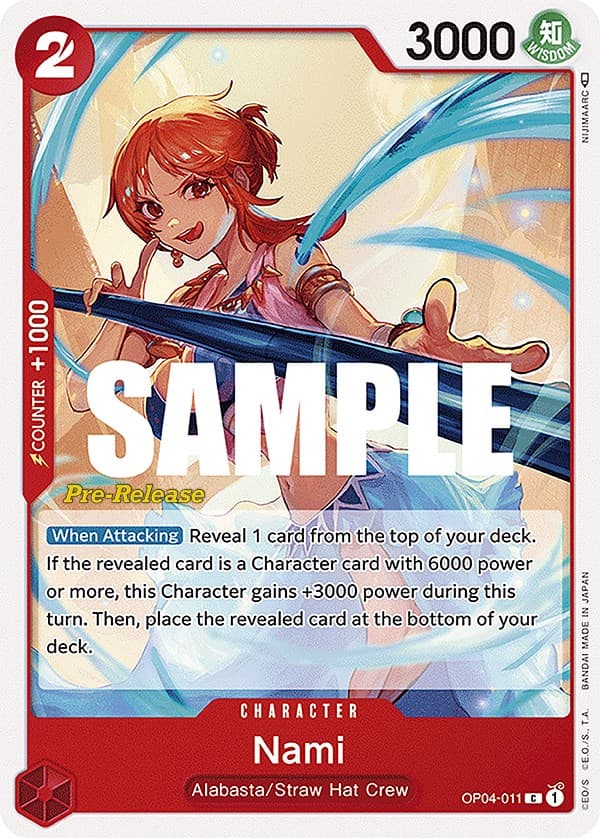 Nami — Kingdoms of Intrigue Pre-Release Cards card