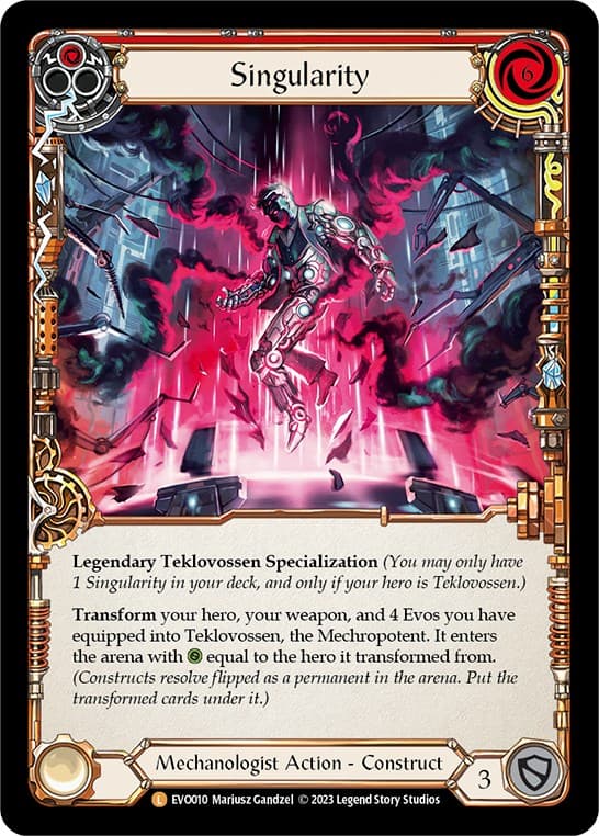 Singularity // Teklovossen, the Mechropotent — Bright Lights card