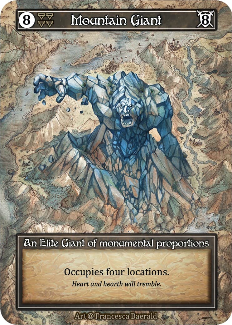 Mountain Giant (Foil) — Alpha card