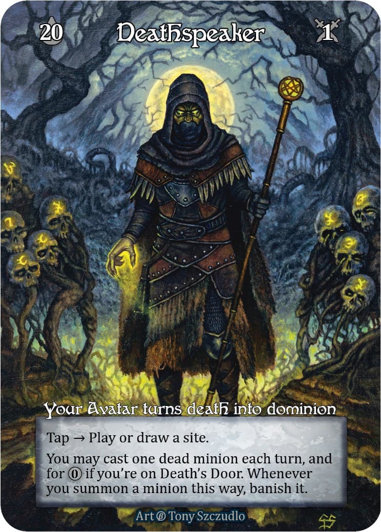 Deathspeaker (Foil) — Beta card