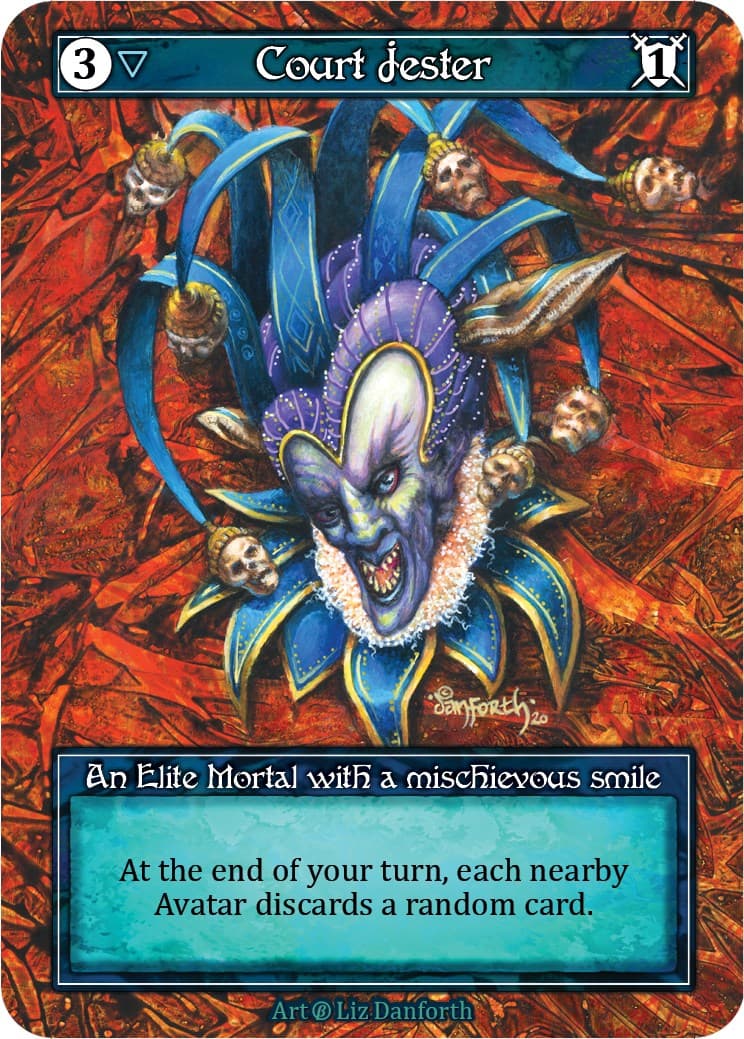 Court Jester (Foil) — Beta card