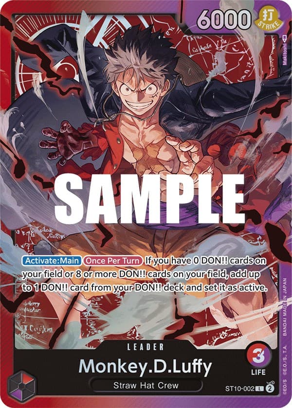 Monkey.D.Luffy (002) — Ultra Deck: The Three Captains card