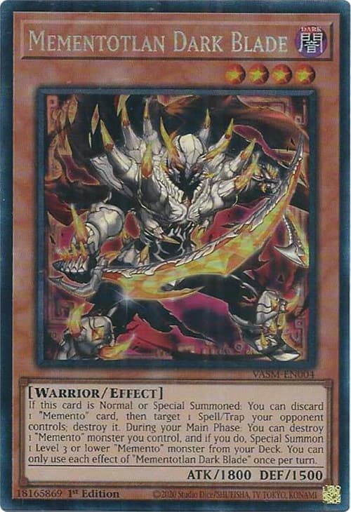 Mementotlan Dark Blade (CR) — Valiant Smashers card
