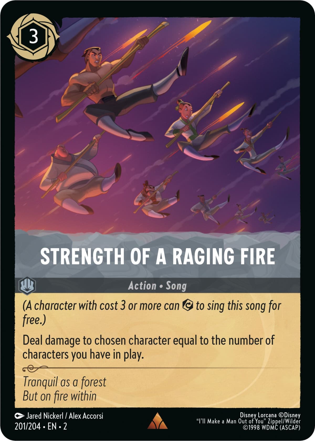 Strength of a Raging Fire — Rise of the Floodborn card