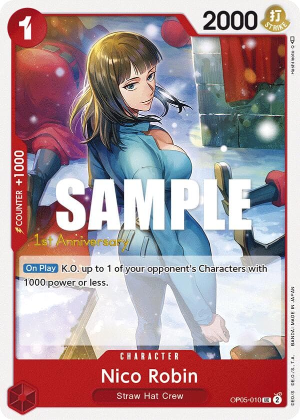 Nico Robin — Awakening of the New Era: 1st Anniversary Tournament Cards card