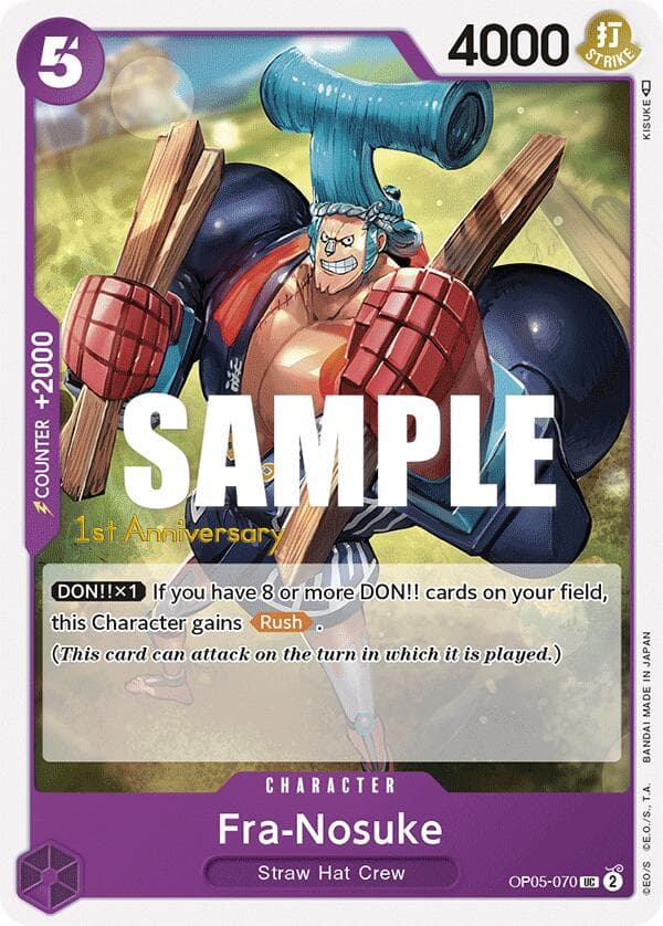 Fra-Nosuke — Awakening of the New Era: 1st Anniversary Tournament Cards card