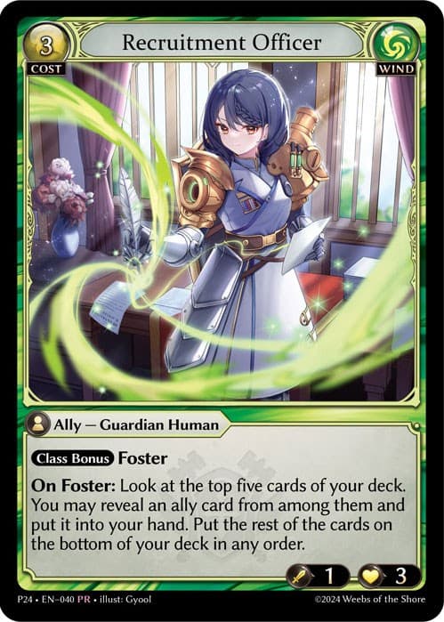 Recruitment Officer — Promotional Cards card