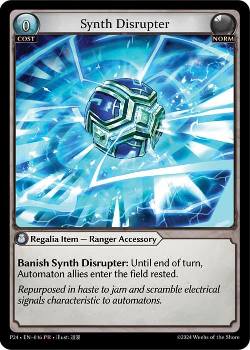 Synth Disrupter — Promotional Cards card