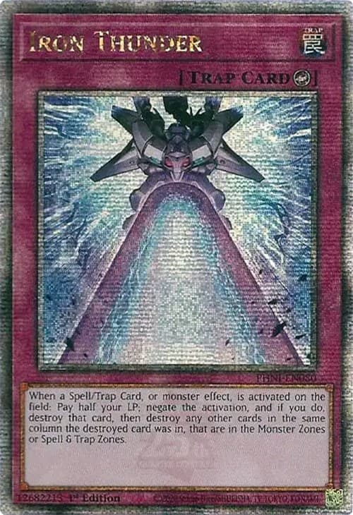 Iron Thunder (Quarter Century Secret Rare) — Phantom Nightmare card