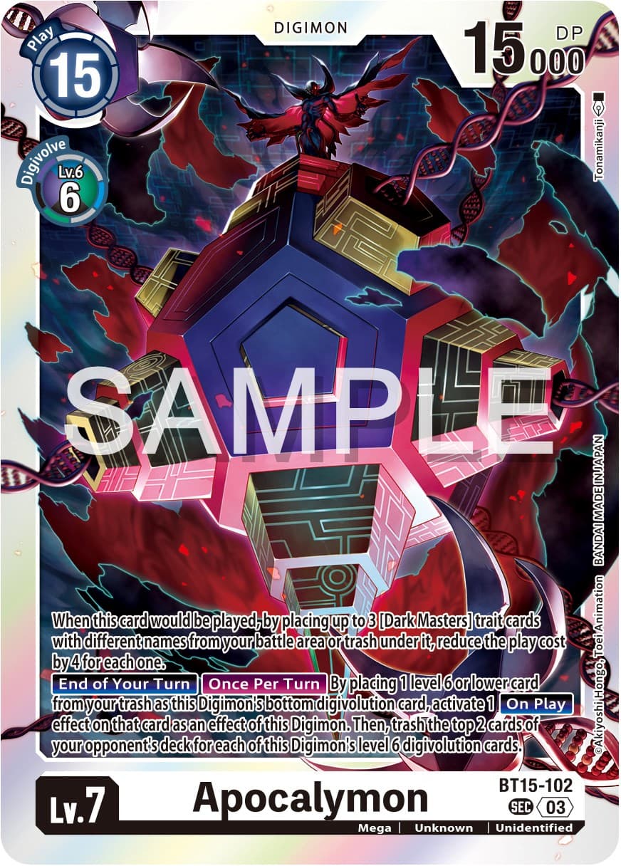 Apocalymon — Exceed Apocalypse card
