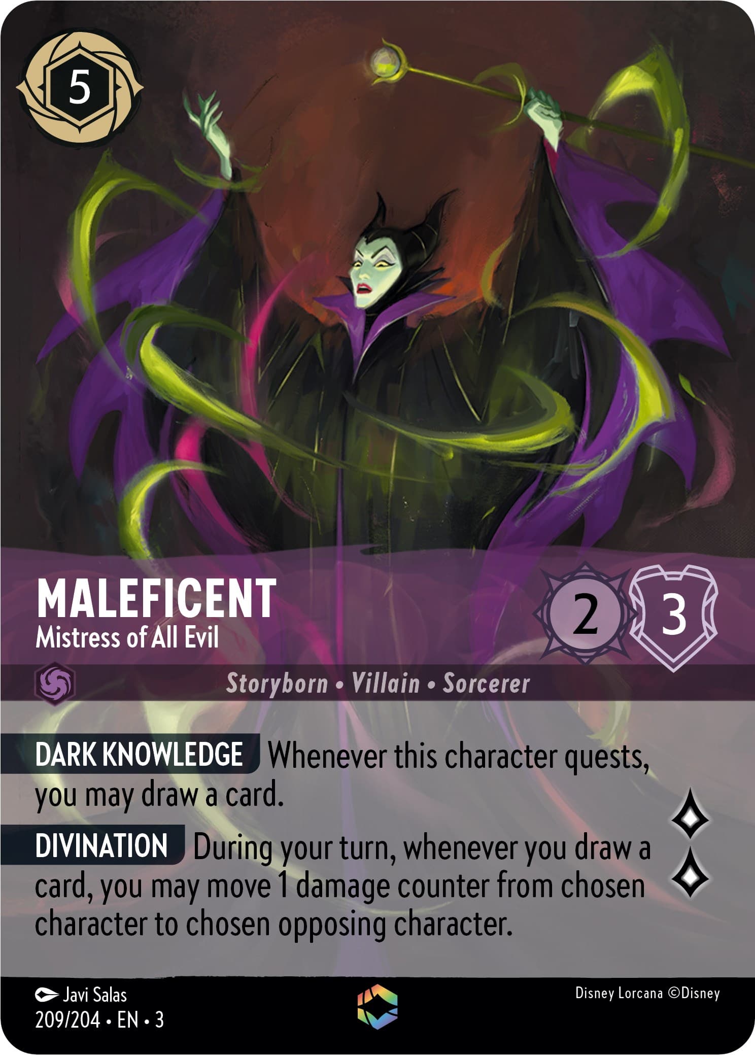 Maleficent - Mistress of All Evil (Enchanted) — Into the Inklands card