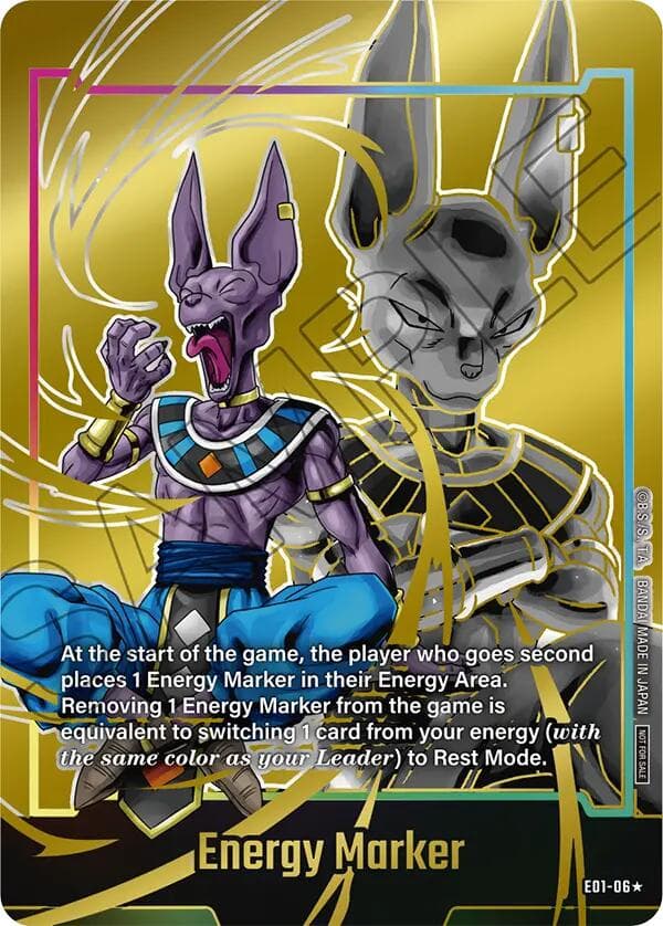 Energy Marker (E01-06) (Gold) — Fusion World Energy Markers card