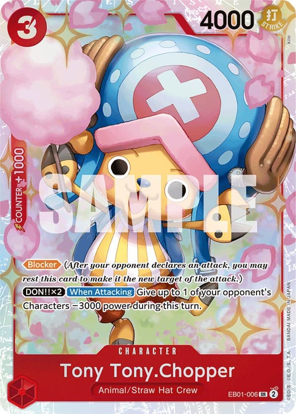 Tony Tony.Chopper — Extra Booster: Memorial Collection card