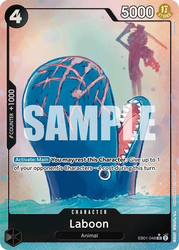 Laboon (048) (Alternate Art) — Extra Booster: Memorial Collection card