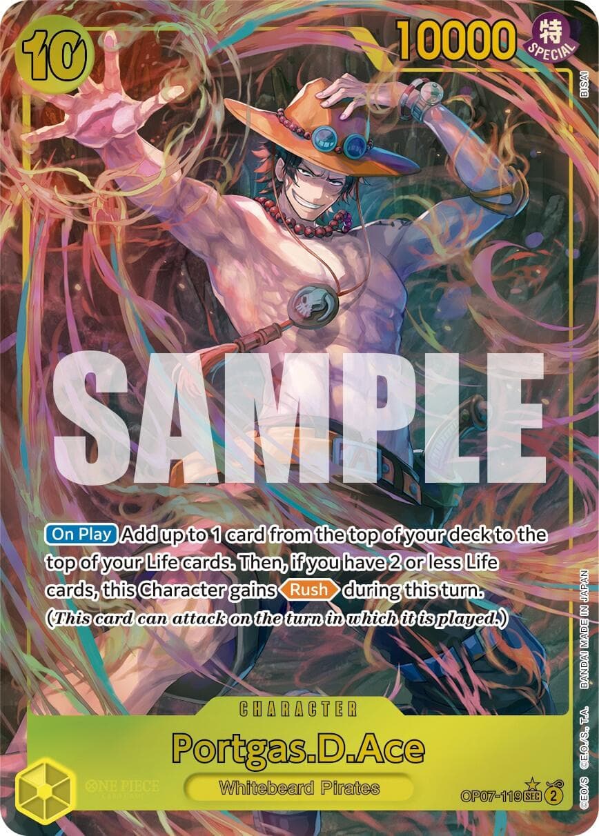 Portgas.D.Ace (119) (Parallel) — 500 Years in the Future card