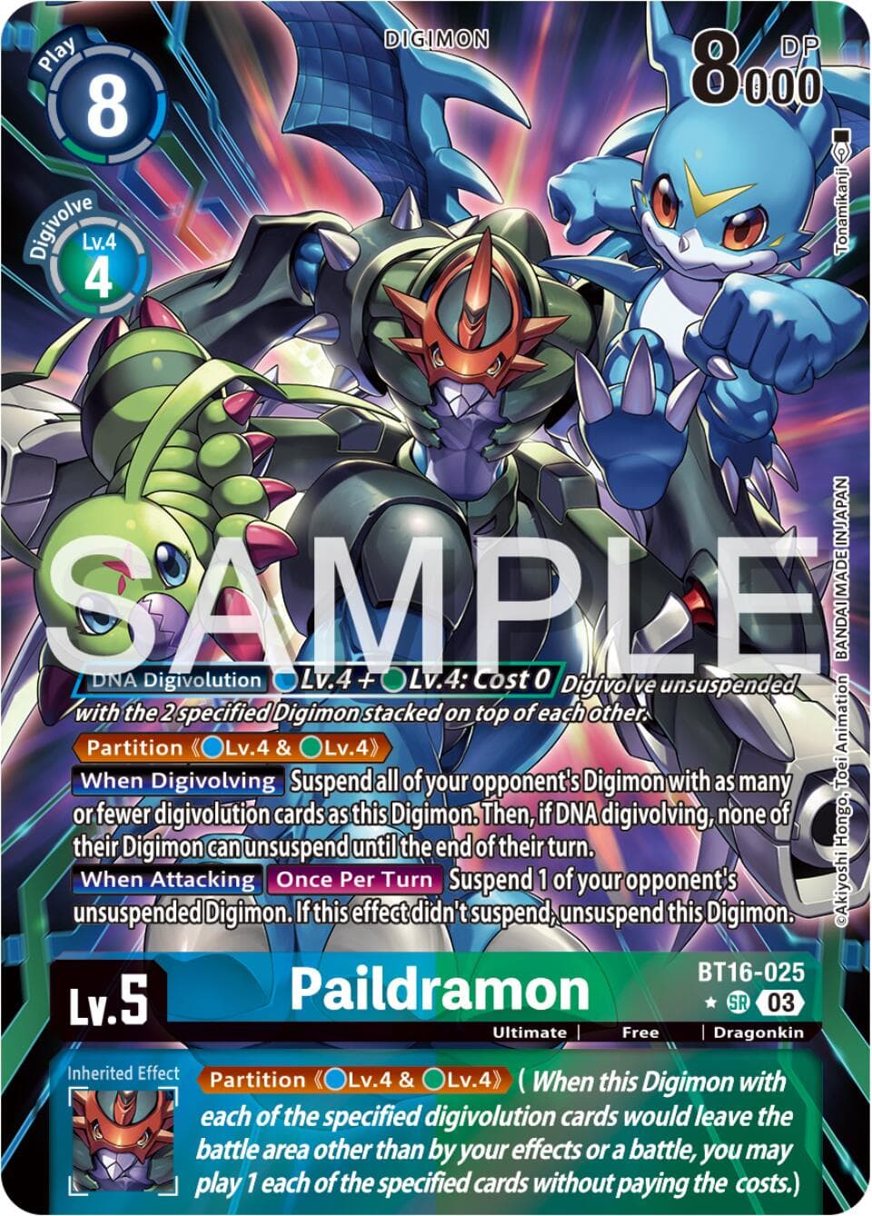Paildramon (Alternate Art) — Beginning Observer card