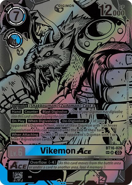 Vikemon ACE (Textured) — Beginning Observer card