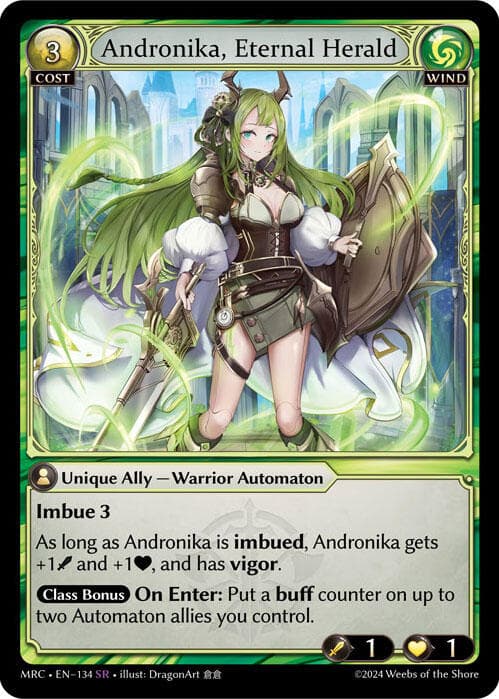Andronika, Eternal Herald — Mercurial Heart card