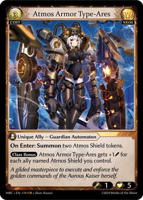 Atmos Armor Type-Ares — Mercurial Heart card