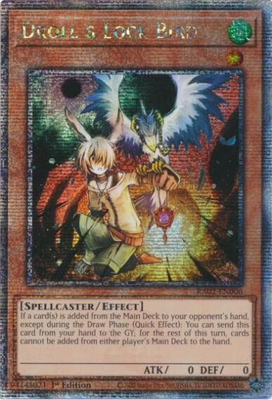 Droll & Lock Bird (Quarter Century Secret Rare) — 25th Anniversary Rarity Collection II card