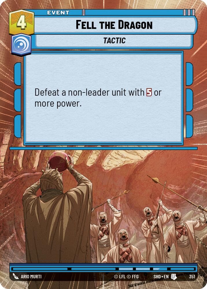 Fell the Dragon (Hyperspace) — Shadows of the Galaxy card
