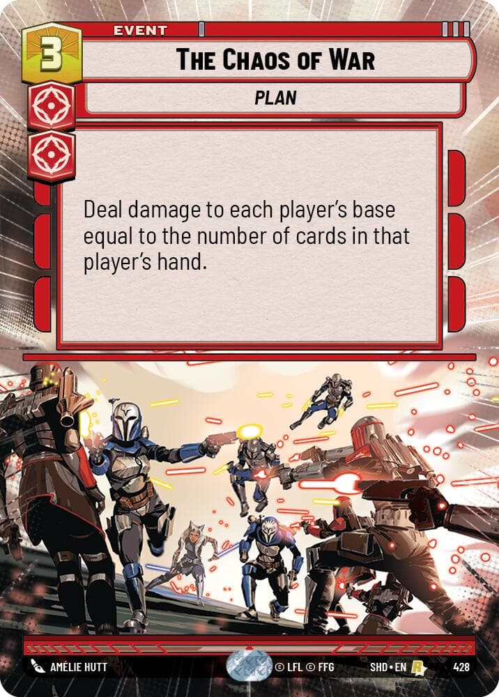 The Chaos of War (Hyperspace) — Shadows of the Galaxy card