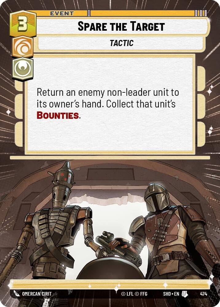 Spare the Target (Hyperspace) — Shadows of the Galaxy card