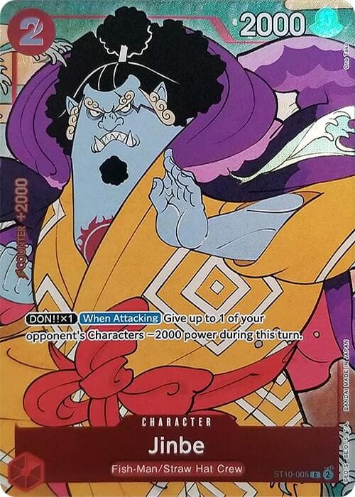 Jinbe (English Version 1st Anniversary Set) — One Piece Promotion Cards card