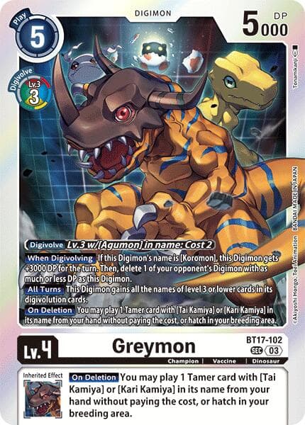 Greymon — Secret Crisis card