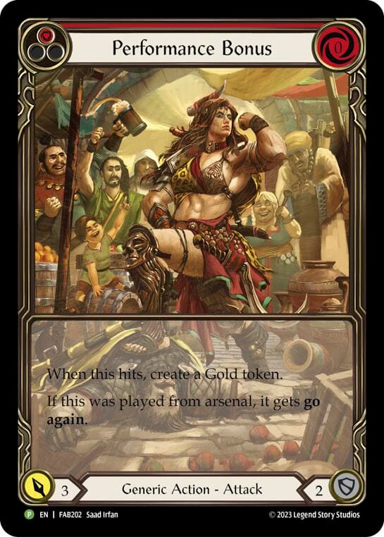 Performance Bonus (Red) - FAB202 — Flesh and Blood: Promo Cards card