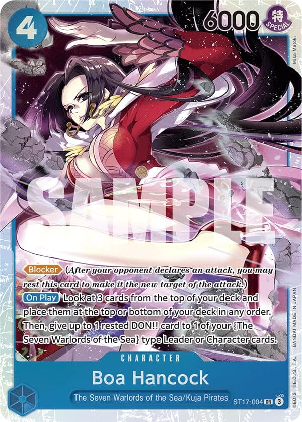 Boa Hancock — Starter Deck 17: BLUE Donquixote Doflamingo card