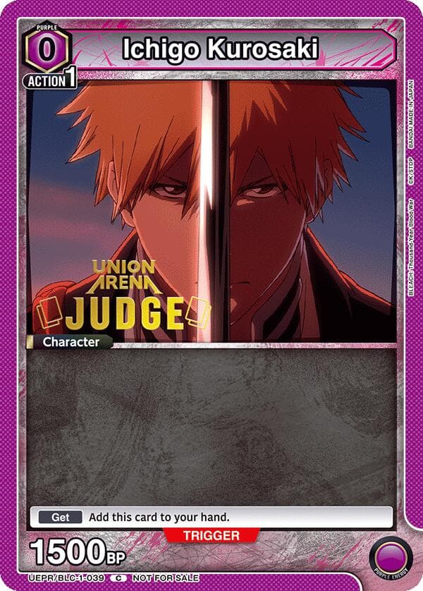 Ichigo Kurosaki (039) (Judge Pack) — Union Arena Promotion Cards card
