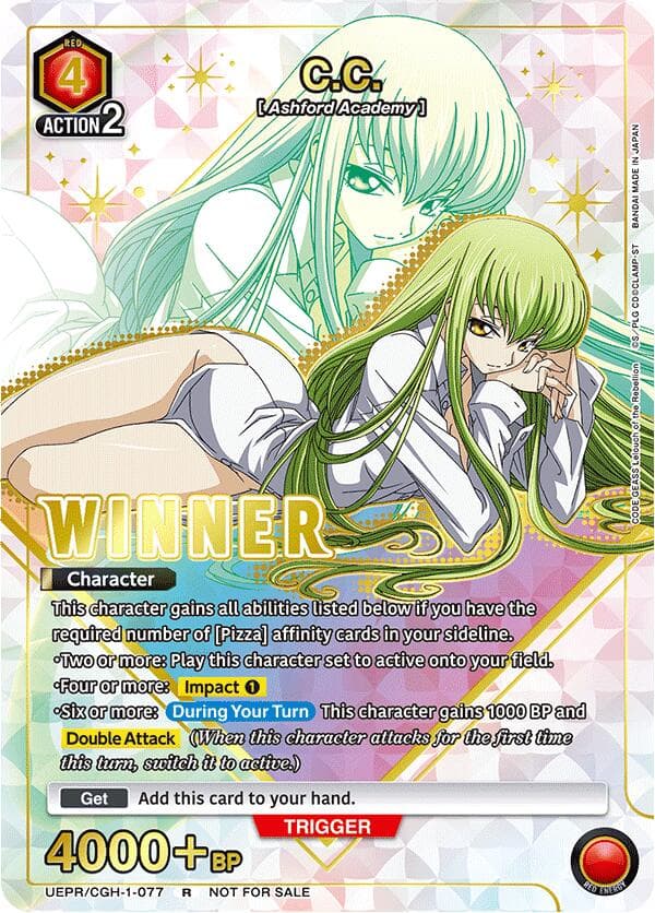 C.C. (077) (Winner) — Union Arena Promotion Cards card